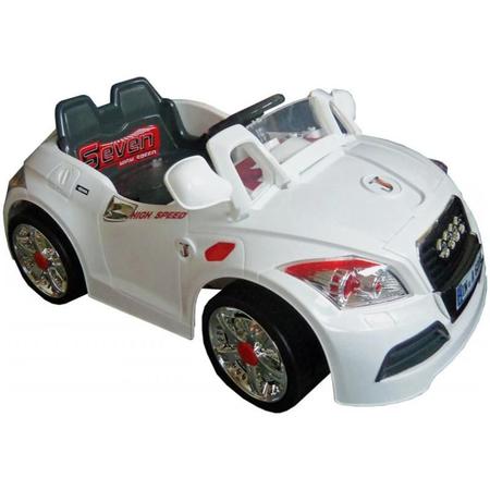 Carro Elétrico Infantil Esporte Branco com Controle Remoto BEL