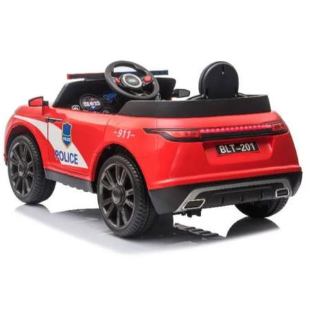 Carro Elétrico Bel Polícia Drift 12V com Controle Remoto 12V - Branco, Shopping