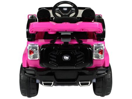 Jipe Elétrico Rally Rosa/Pink 12v com controle remoto - Belfix na  Americanas Empresas