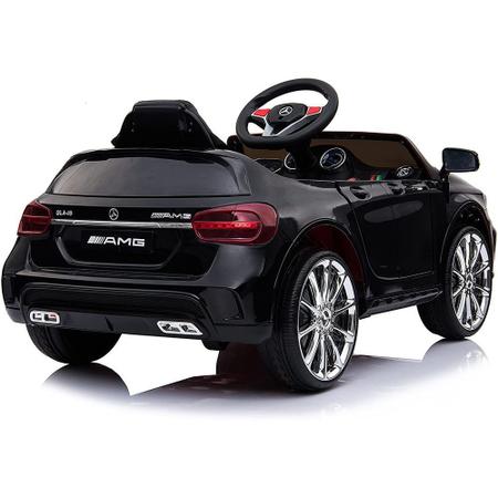 Carro Elétrico Infantil Mercedes Bens 6V Com Controle Remoto Preto