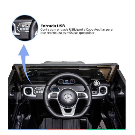 Carro Elétrico Infantil Com Controle Remoto Mercedes G 500 em