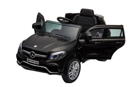 Carro Elétrico Infantil Mercedes Bens 6V Com Controle Remoto Preto