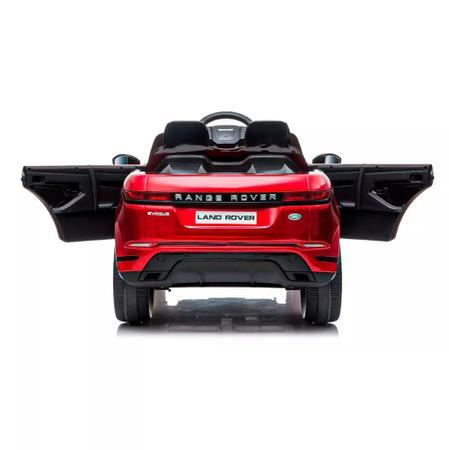 Imagem de Carro eletrico land rover evoque pneu borracha 12v vermelho - importway