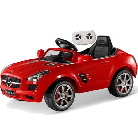 Imagem de Carro Eletrico Mercedes-Benz SLS AMG 12V com Controle Vermelho