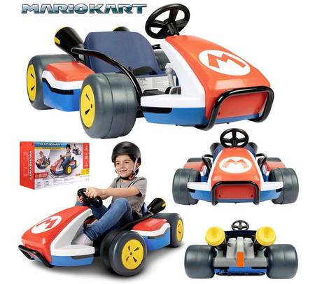 Carrinho Elétrico Infantil - Nintendo Kart 24V - Super Mario