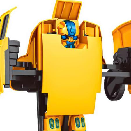 Imagem de Carro Fusca Bate E Volta Amarelo Brinquedo Criança Robô - Unitoys