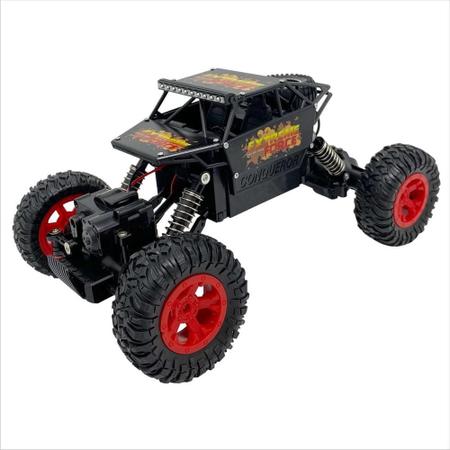 Carro de Controle Remoto 4x4 - Rock Crawler Extreme Off Road