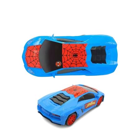 Carro Controle Remoto Web Charge Homem-Aranha - Candide - DiverMais