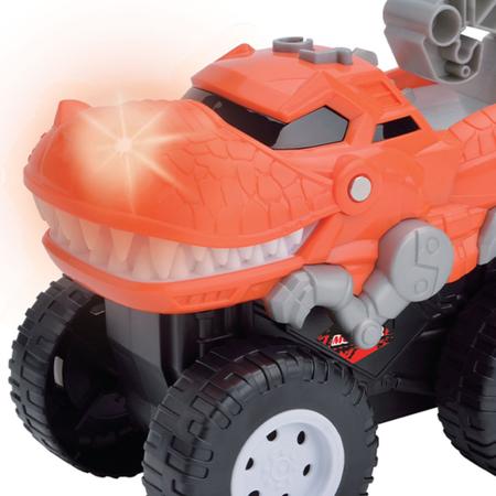 Imagem de Carro Hot Monster Wheels Roda Grande Animais Luz Som Coleção