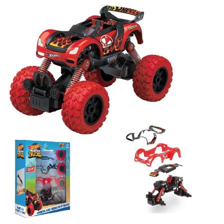 Brinquedo Hot Wheels Monte Seu Monster Truck Fun - Papellotti