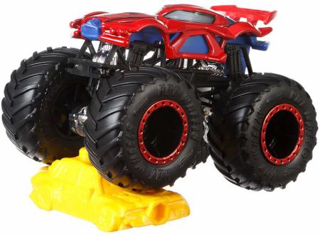 Carrinho Hot Wheels Monster Truck Hulk Marvel Caminhonete