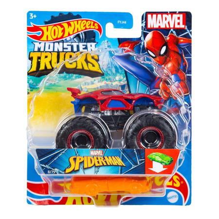 Carrinho Hot Wheels Monster Truck Hulk Marvel Caminhonete