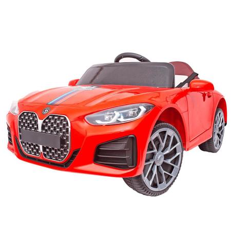 Imagem de Carro Infantil Eletrico Vermelho Carrinho Motorizado 12V Bmw