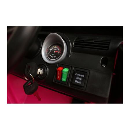 Carro Eletrico Infantil Meninas Controle Luz Som Jeep Rosa