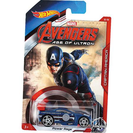 Carrinho Hot Wheels Capitão América: Vingadores (Avengers