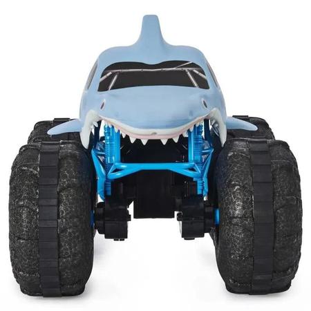 Carro de controle remoto Monster jam Megalodon anfíbio