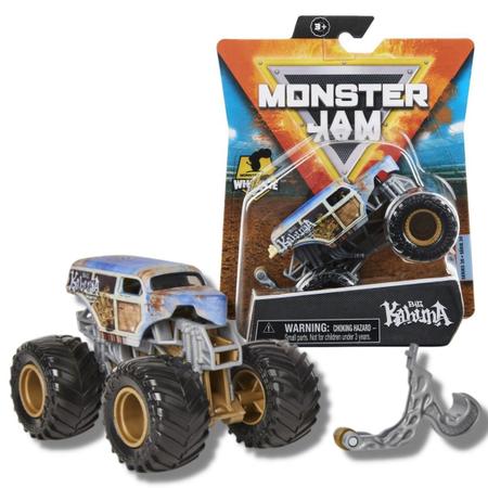 Monster Jam Wheelie Bar 1:64 Die-Cast Monster Truck - Big Kahuna