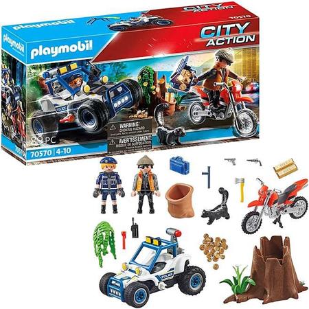 Compre Playmobil - Carro Off-Road da Polícia com Bandido - City Action -  70570 aqui na Sunny Brinquedos.