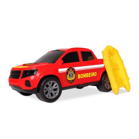 Imagem de Carro Pick Up Bombeiro Samba Toys