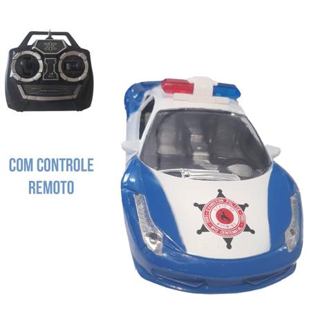 Carro Policial de Controle Remoto - Extra Festas