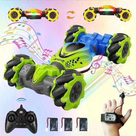 Imagem de Carro RC 4WD com Controle Remoto 24G - Sensor de Gesto e Stunts - Para Crianças