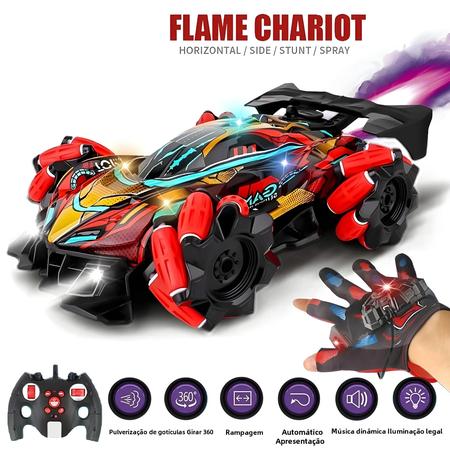 Imagem de Carro RC Drift 4WD com Luzes LED, Música e Controle Remoto por Gesto - Brinquedo Infantil ZWN F2