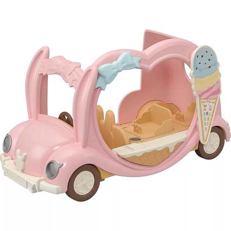 Imagem de Carro Roda Livre - Sylvanian Families - Van de Sorvete - Epoch Magia