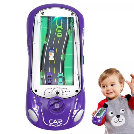 Crianças Racing Car Toys  Carro de corrida movido a bateria Brinquedo  Pequenas Máquinas de Carros com tela não eletrônica - Jogo de carro de  corrida de pequeno porte fornece presente de