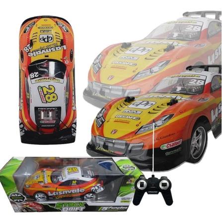 Carrinho Controle Remoto Stock Drift 27mhz 5 Funções(24cm)