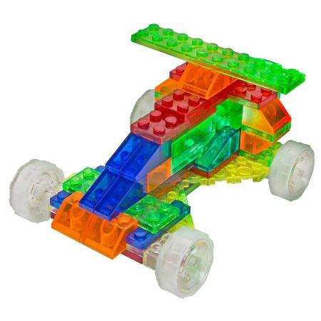 Carros 4 em 1 Laser Pegs Brinquedos de Montar e Desmontar