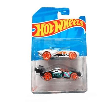 Carrinho Hot Wheels Die Cast FVN40 Sortido - Embalagem com 2 Peças