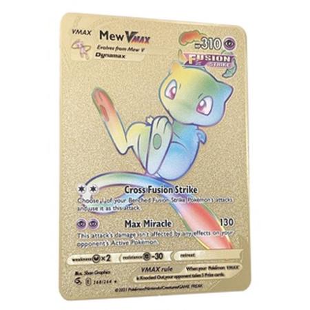 Kit Cartas Douradas Raras Pokémon Tcg 10 Unidades Coleção