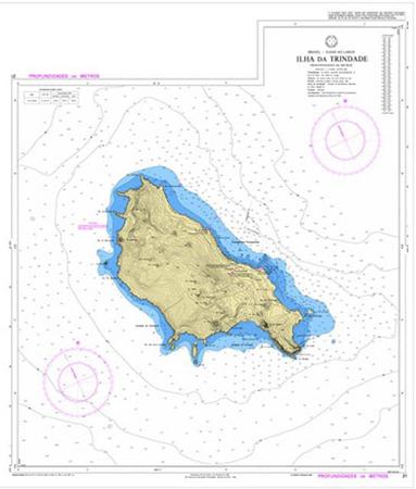 Carta Náutica 21 Ilha Da Trindade - Marinha do Brasil - Quadro Decorativo -  Magazine Luiza