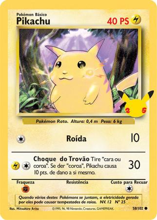 Cartas Pokemon Pikachu Originais Copag