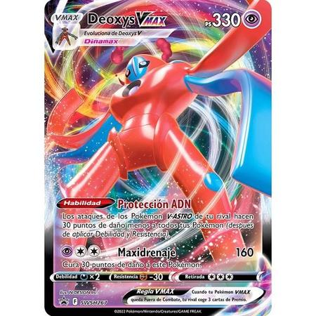 Carta Pokemon Deoxys Vmax e V-Astro Copag 32162 - Deck de Cartas