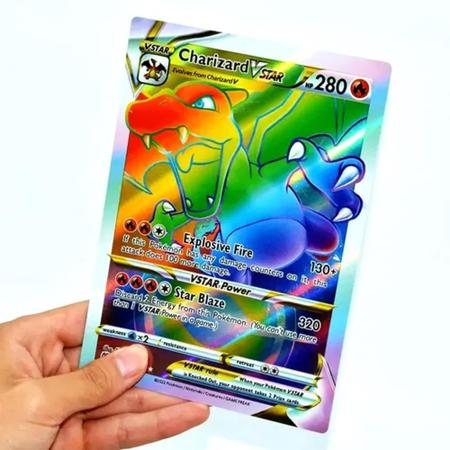 Carta Pokémon VMAX Kit com 100 unidades em Português Takara Tomy - Deck de  Cartas - Magazine Luiza