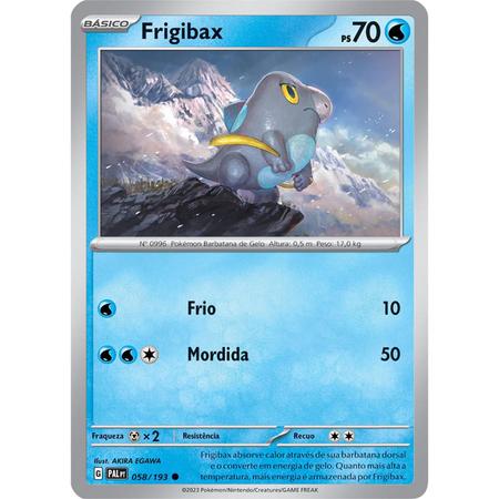 Carta Pokémon - Arctibax 59/193 - Evolução em Paldea - Copag