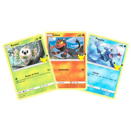 Pokémon Pacote Parceiros Iniciais Blister Gigante unova com 3 Cartas  gigantes em Promoção na Americanas