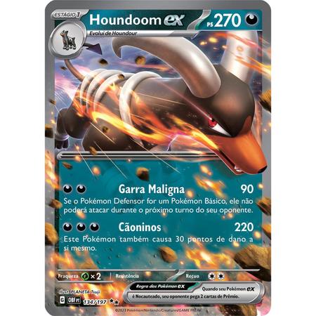 Carta Pokémon - Sede da Liga Pokémon 192/193 - Obsidiana em Chamas - Copag  - Deck de Cartas - Magazine Luiza