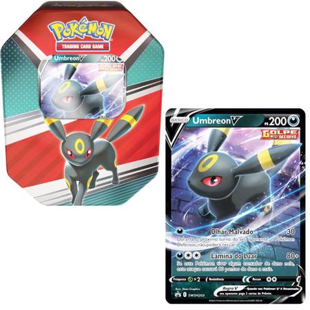 Lata Jogo Cartas Pokémon Estampas Ilustradas Tcg Card Herois