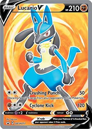 Lucario V Foil Pokémon Carta Em Português 27/73 - Deck de Cartas - Magazine  Luiza