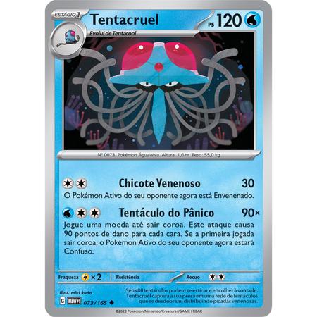Carta Pokémon - Wartortle 8/165 - 151 - Copag - Deck de Cartas