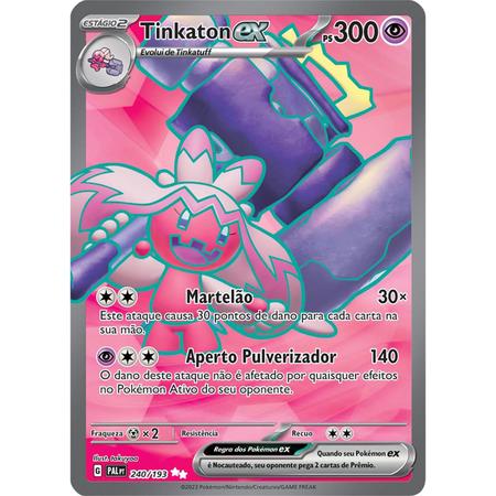 Carta Pokémon - Tinkatink 102/193 - Evolução em Paldea - Copag em