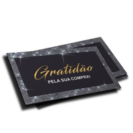 100Un Postal De Agradecimento Maquiagem - Preto em Promoção na Americanas