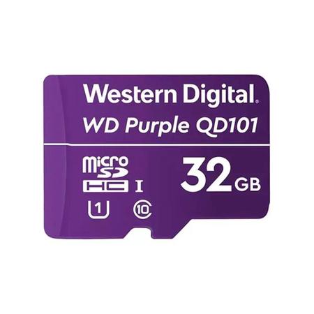 Imagem de Cartão de memoria 32gb wd purple micro sdhc 16tbw - seguranca eletronica 