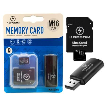 Cartão de memória Micro-SD 128GB classe 10 + adaptador SD, imro