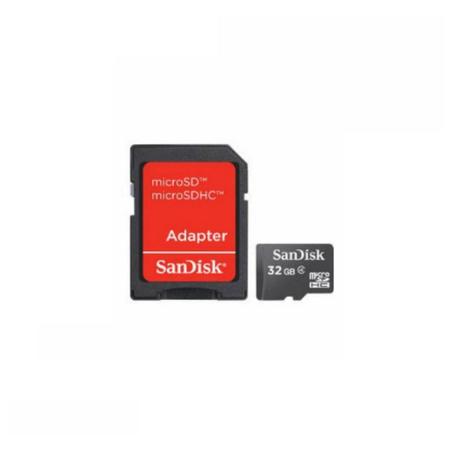 Imagem de Cartão de Memória Micro SD 32 GB com Adaptador SD SDSDQM-032G-B35A - Sandisk