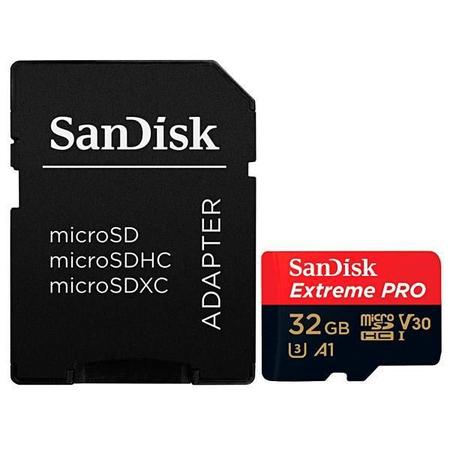 Imagem de Cartão de Memória Micro SD Sandisk Extreme 100 MB/s U3 V30 4K 32 GB
