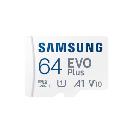 Imagem de Cartão de Memória Samsung EVO Plus 64GB Branco