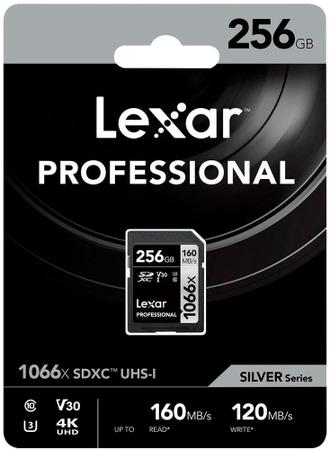 Imagem de Cartão de Memória SDXC Uhs-I 1066X Lexar Professional 256GB 160MBS